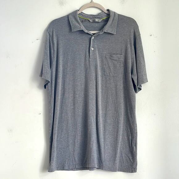 TASC Performance athletic quick dry golf polo shirt sz L - Picture 1 of 6